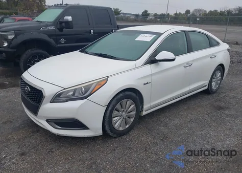 2016 Hyundai Sonata Hybrid Se из США, поврежденный, VIN KMHE24L16GA014030